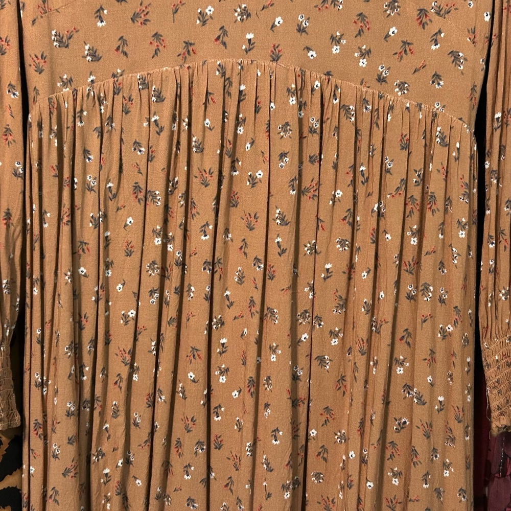Mustard In Loom Floral Dress - Picture 4 of 11
